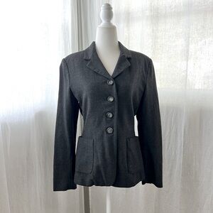 Vintage MaxMara WEEKEND Four Button Tailored Lightweight Wool Blazer 8/Small